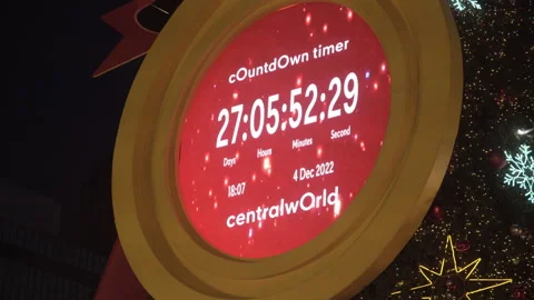 New year 2023 countdown clock decoration. Stock Footage 226108938