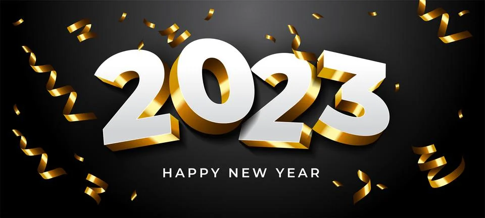 New year 2023 Stock Illustration