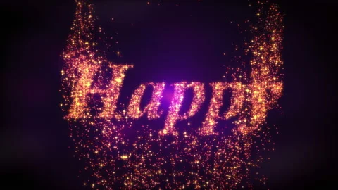 New Year 2023 loopable background Animation Stock Footage 219648029
