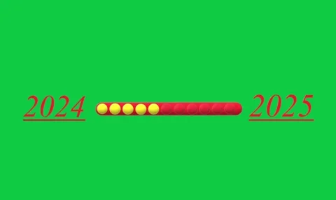 New year 2024 to 2025 loading concept. Stock-Footage 289776434