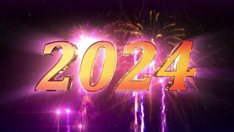 New Year 2024 Animation in 4K | Stock Video | Pond5