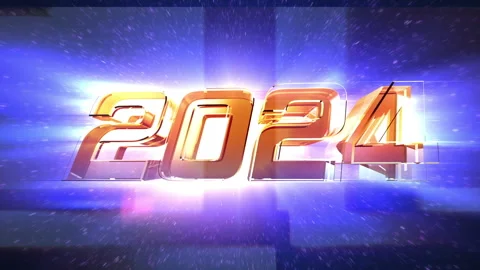 New Year 2024 Countdown Animation | Stock Video | Pond5