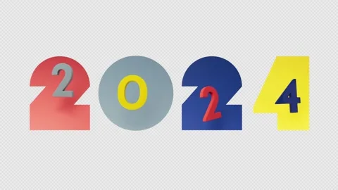 New Year 2024 Stock Footage 258074504