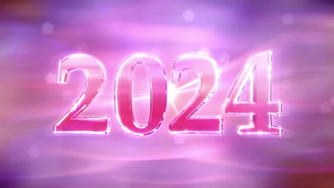 New Year 2024 Loopable background Stock Footage 253829752