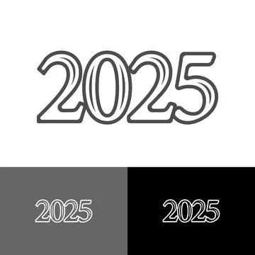 New year 2025 vector illustration design Stock Illustration