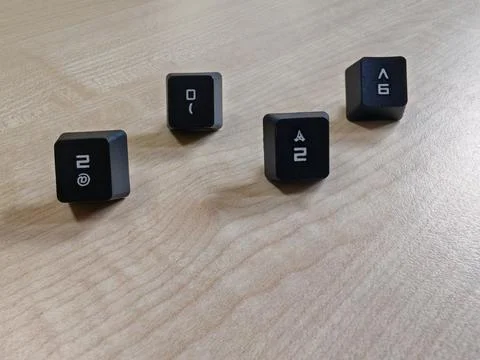 New Year 2026 Concept Using Computer Keyboard Keys Stock Photos