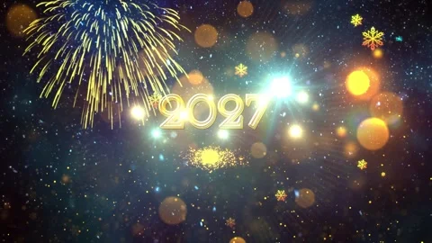 New Year 2027 Opener With Countdown V4 Vídeos de archivo 339447310