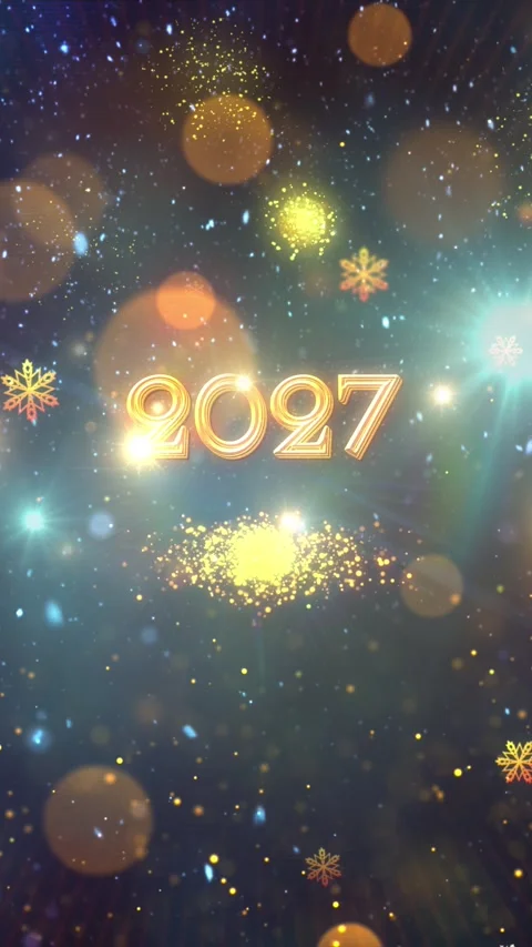 New Year 2027 Opener With Countdown V4 Stock Footage 340753240