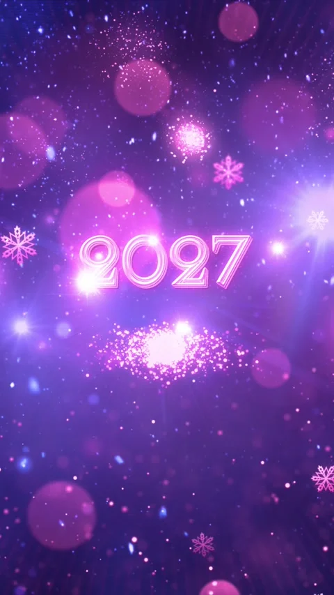 New Year 2027 Opener With Countdown V5 Video stock 340753261