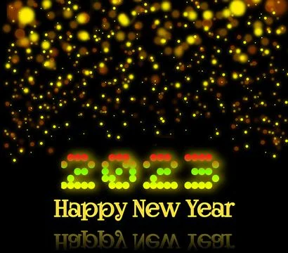 New year abstract background. Gradient background with number 2023 イラスト素材