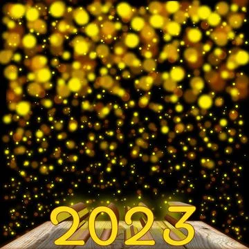 New year abstract background. Gradient background with number 2023 イラスト素材