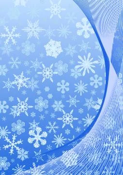 New Year abstract blue background Stock Illustration