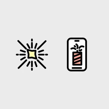 New year and celebration vector symbol set イラスト素材