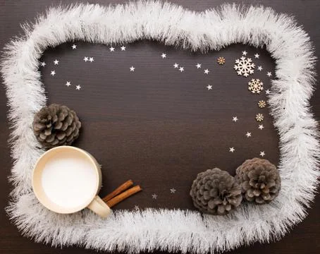 New year and Christmas background with space for your text Stock Photos