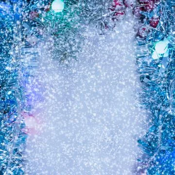 New Year and Christmas background for banners and postcards. Stock Photos