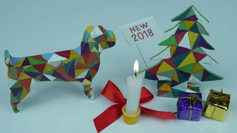 New Year and Christmas holidays Stock Footage