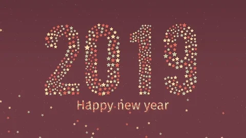 New Year and Countdown 3sec countdown Stock Footage 98536480