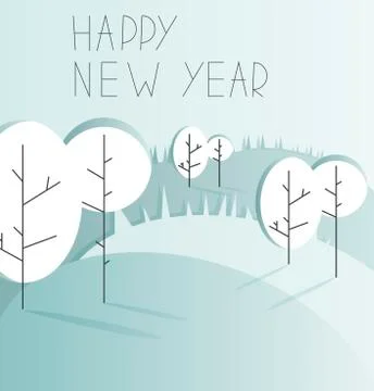New Year background with copy space Stock Illustration