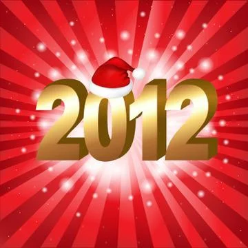 New year background Stock Illustration