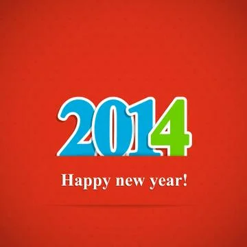New year background Stock Illustration
