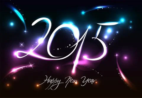 New Year background Stock Illustration