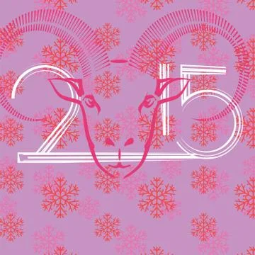 New year background Illustrazione stock