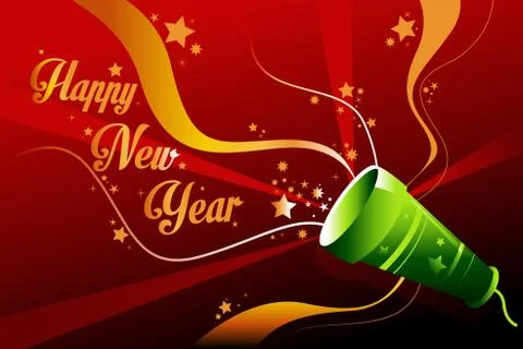 New Year background Stock Illustration
