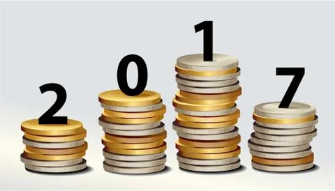 New Year background Stock Illustration