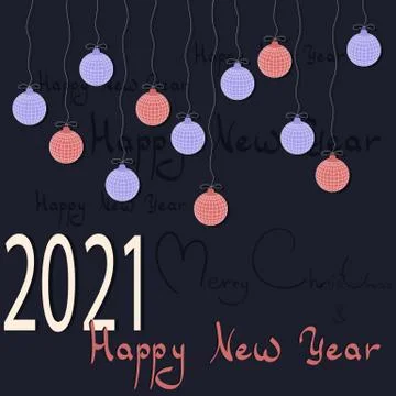 New year background Stock Illustration