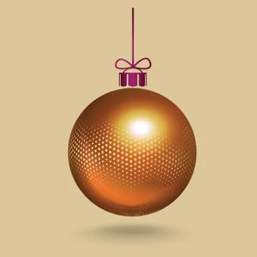 New year ball Illustrazione stock