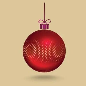 New year ball Illustrazione stock