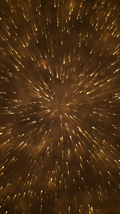 New Year Brown Loopable Background Vertical Beautiful Abstract Galaxy Shining Stock Footage 313035171