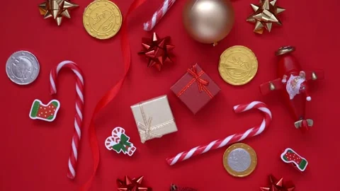 New Year candy Stock Footage 314909079