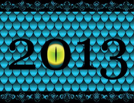 New year card Stock Illustration