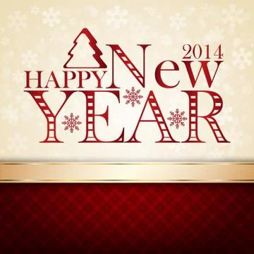 New year card Stock Illustration