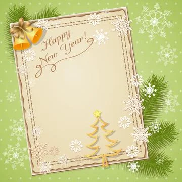 New year card Stock Illustration