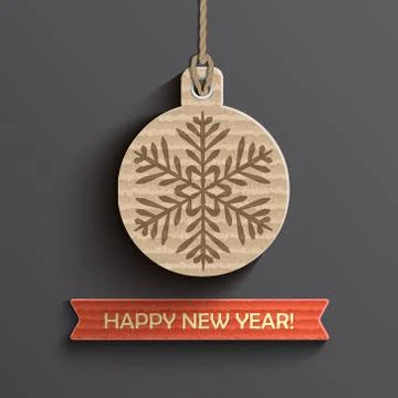 New Year card. Stock Illustration