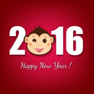New Year Card Stock Illustration