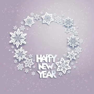 New Year card Stock Illustration