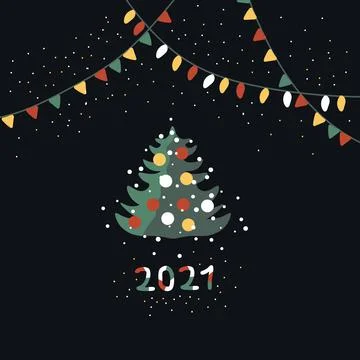 New year card Stock Illustration