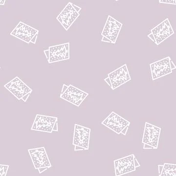 New year card line vector seamless pattern 스톡 일러스트