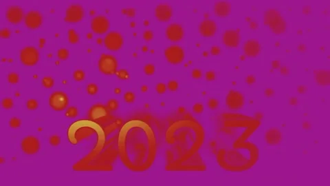New year celebration background as well as the number 2023. Stock Footage 223304462