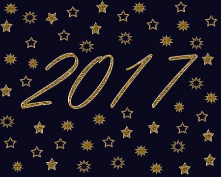 New Year Celebration Backround Illustrazione stock