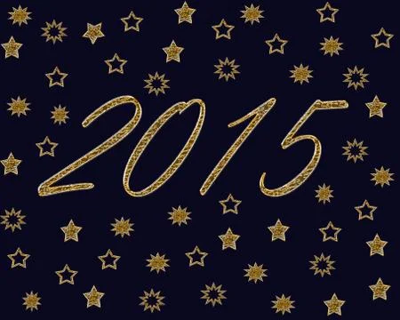 New Year Celebration Backround Illustrazione stock