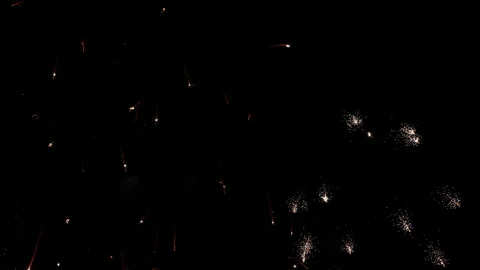 New Year celebration, fireworks Stockbeeldmateriaal 140513730