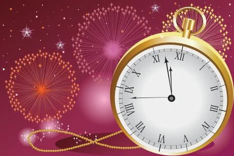 New year celebration Stock Illustration