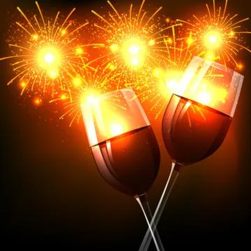 New year celebration Stock-Illustration