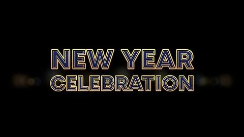 New year celebration Stock Illustration