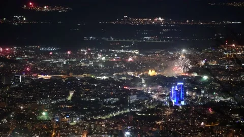 New Year celebrations in Sofia Stock Footage 145931768