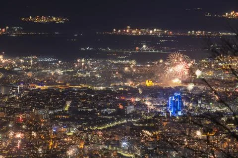 New Year celebrations in Sofia Foto stock